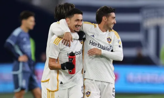 Galaxy Score Three Late Goals to Stun Sporting KC