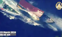 Chinese Coast Guard Hits Philippine Boat With Water Cannons in Disputed Sea, Causing Injuries