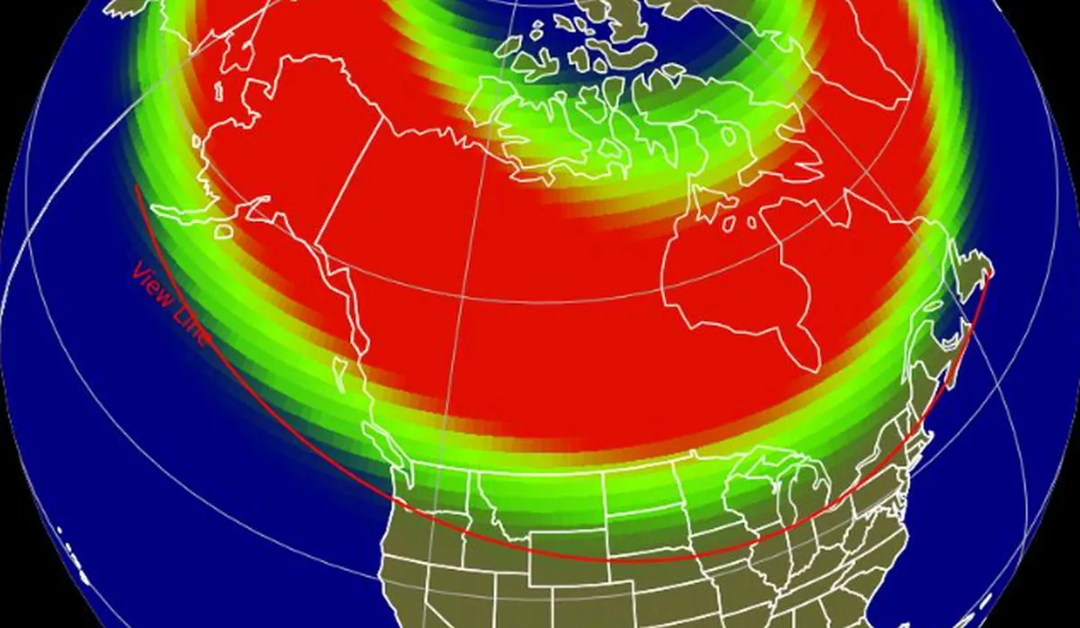 The Space Weather Prediction Center issued a 'severe' geomagnetic storm alert for March 24, 2024, and March. 25, 2024. (NOAA Space Weather Prediction Center)