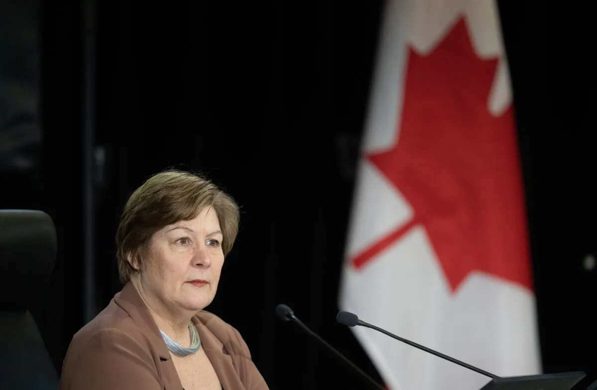 Commissioner Justice Marie-Josée Hogue is seen during the second day of the Public Inquiry Into Foreign Interference in Federal Electoral Processes and Democratic Institutions, in Ottawa, on Jan.30, 2024. (The Canadian Press/Adrian Wyld)