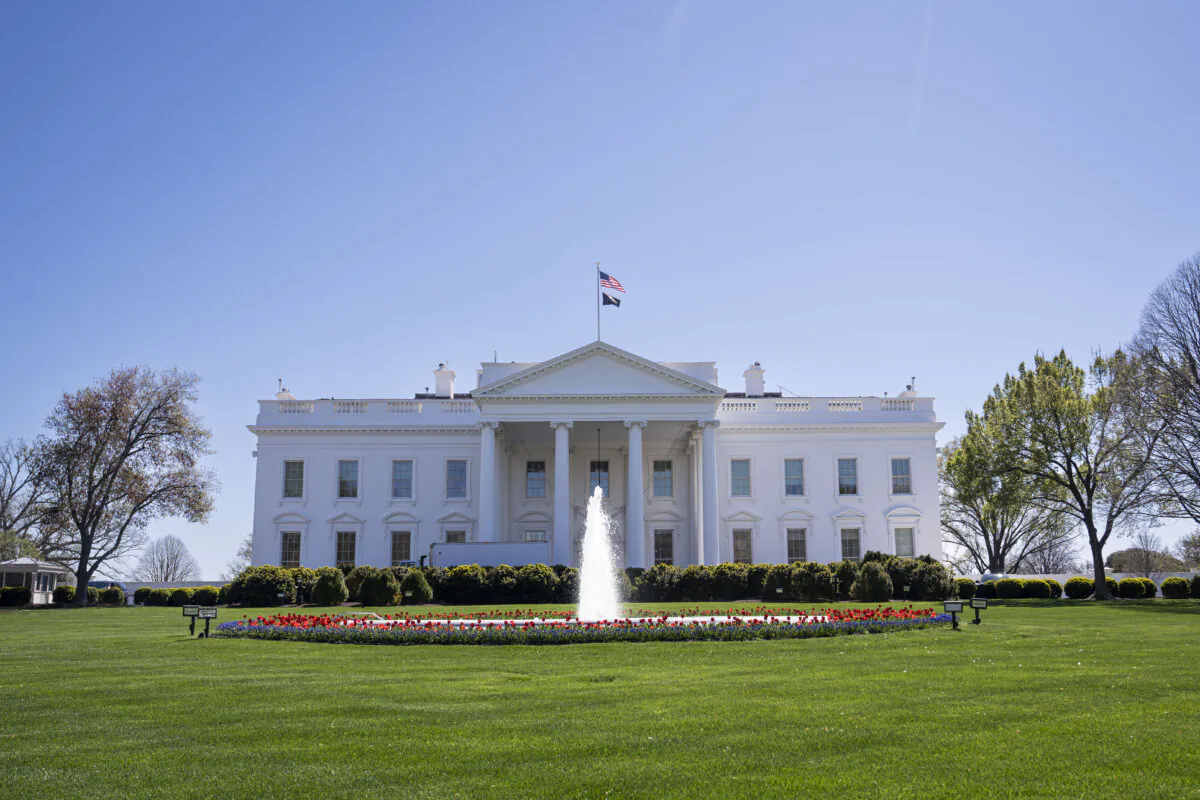 The White House in Washington on March 25, 2024. (Madalina Vasiliu/The Epoch Times)