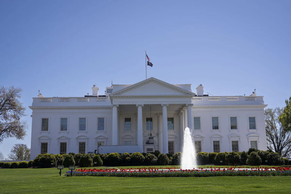 The White House in Washington on March 25, 2024. (Madalina Vasiliu/The Epoch Times)