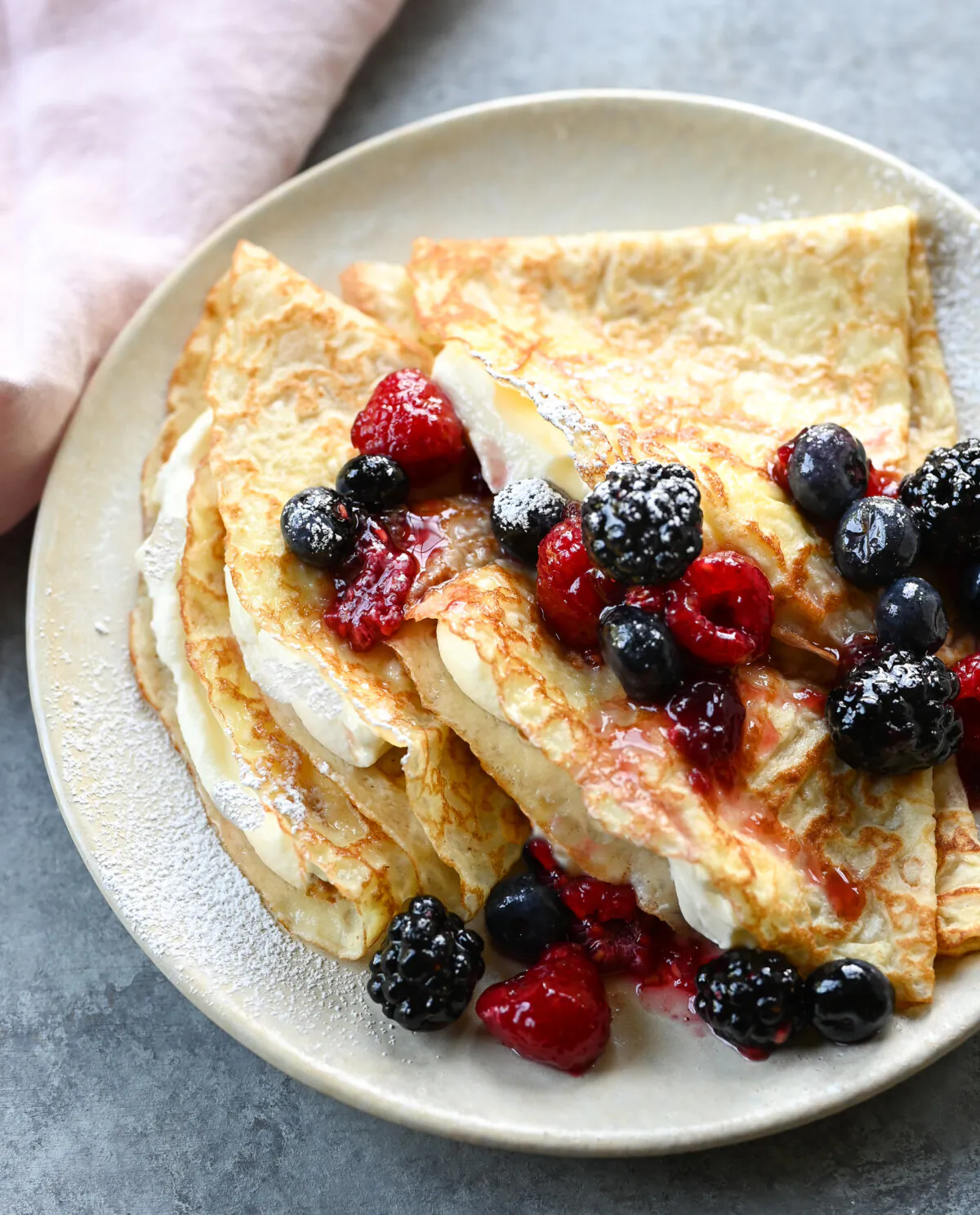 The first crepe usually will not be perfect but the ones after should be fit for serving. (Courtesy of Jennifer Segal)