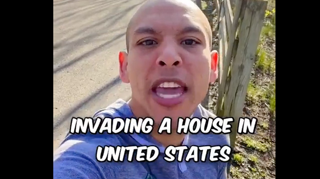 Viral Video Shows Illegal Migrant Guiding People to 'Invade' American Homes