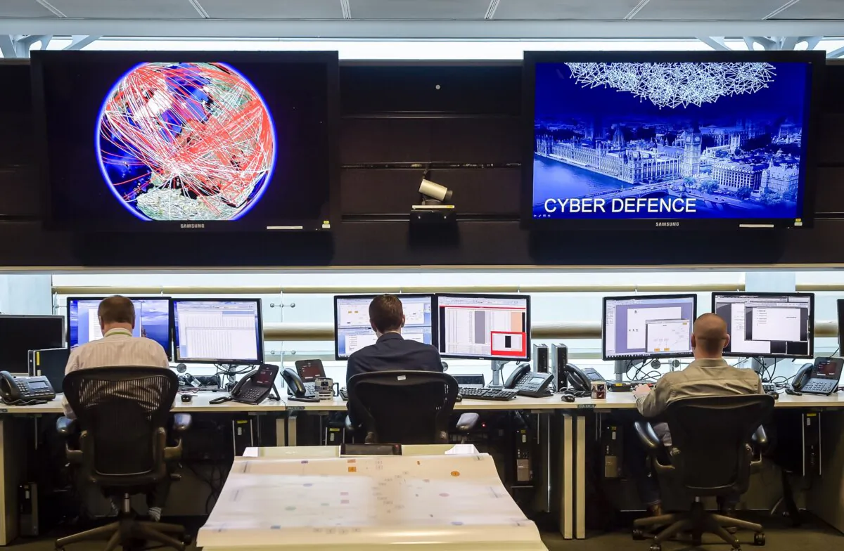 The 24-hour operations room at Government Communication Headquarters (GCHQ) in Cheltenham, England, on Nov. 17, 2015. (Ben Birchall/AFP via Getty Images)