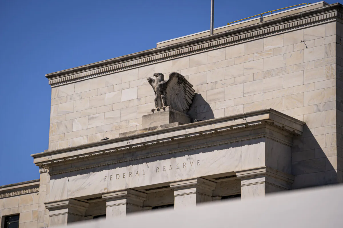 The Federal Reserve building in Washington, on March 25, 2024. (Madalina Vasiliu/The Epoch Times)