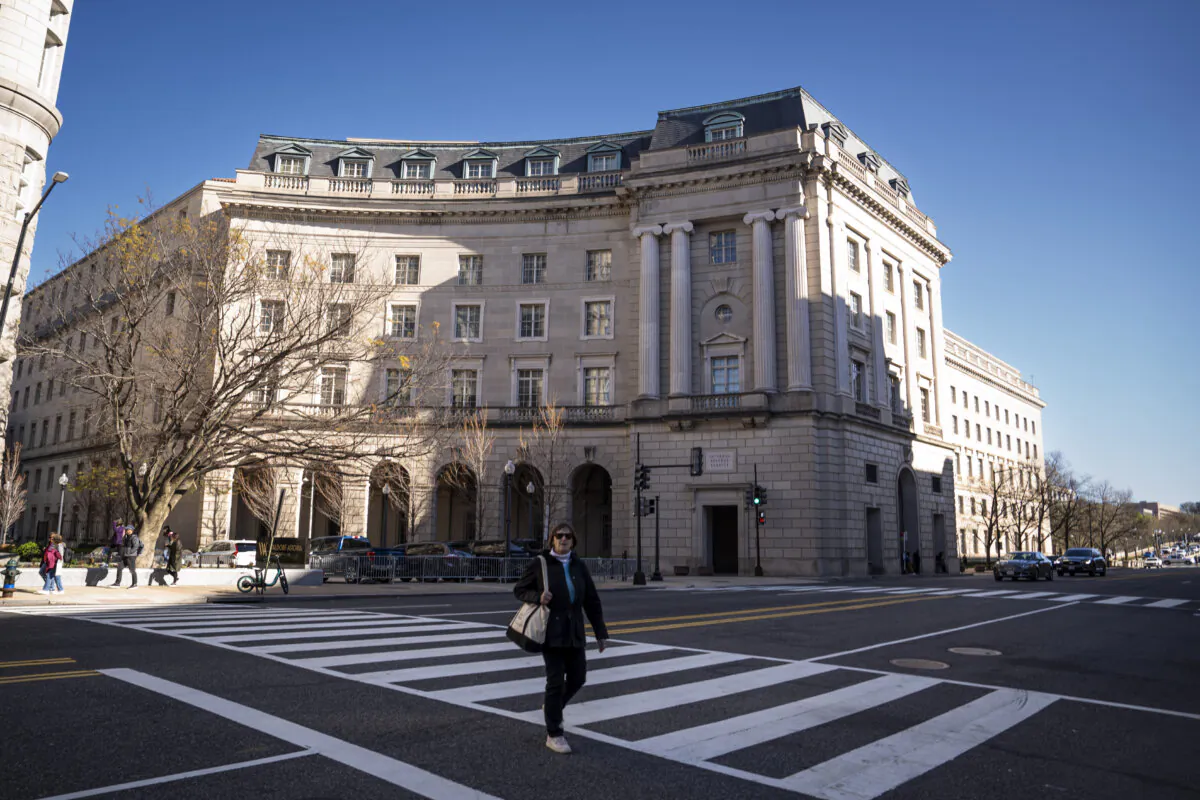 The Internal Revenue Service (IRS) in Washington on March 25, 2024. (Madalina Vasiliu/The Epoch Times)