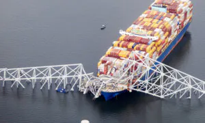 View of Wreck of Baltimore Bridge (March 28)