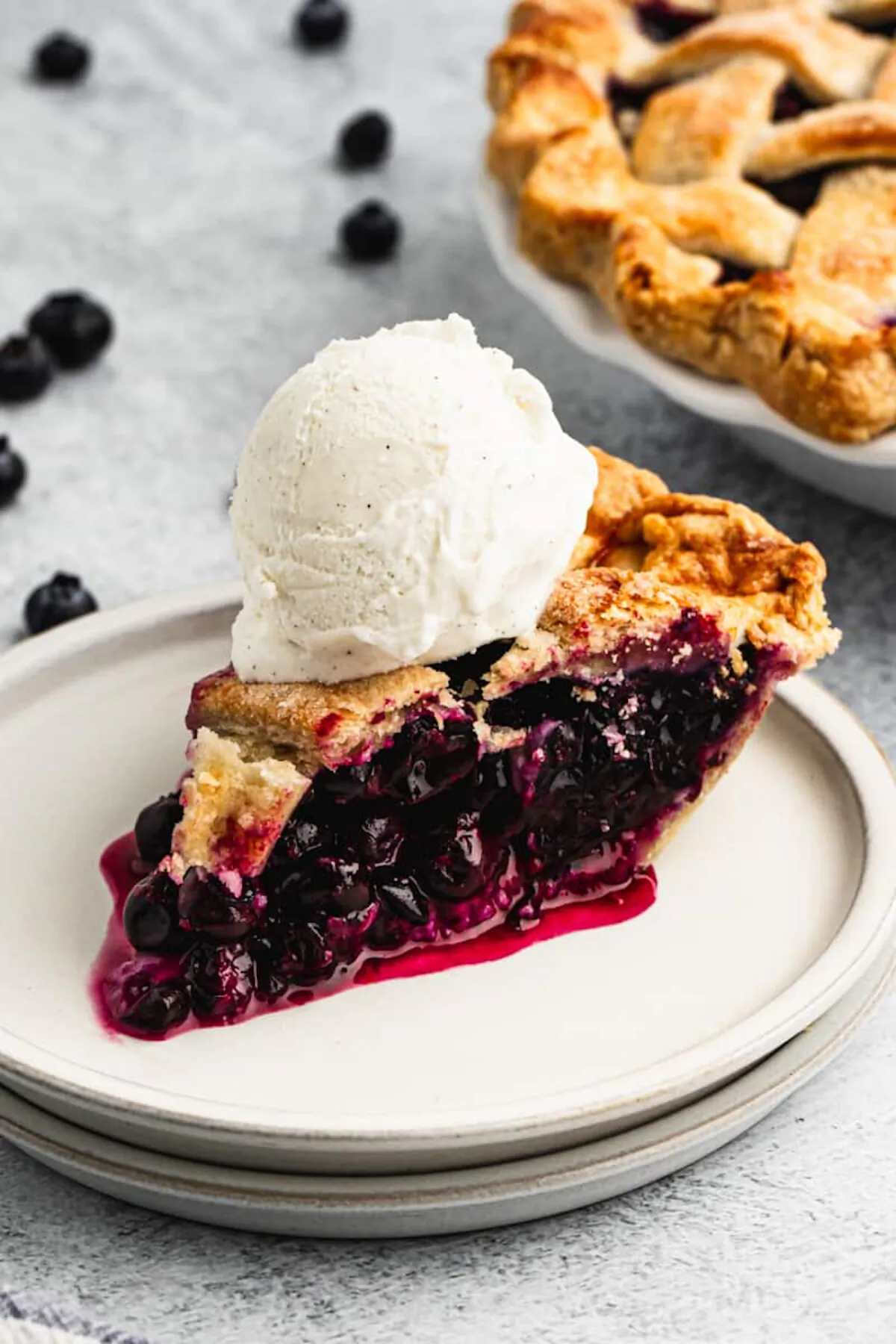 This blueberry pie is always a crowd favorite. (Courtesy of Lauren Allen)