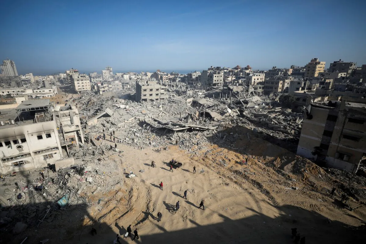 Gaza's Al Shifa Hospital, on April 1, 2024. (Dawoud Abu Alkas/Reuters)