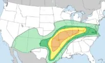 Federal Agency: Tens of Millions Face Severe Weather From Texas to Virginia
