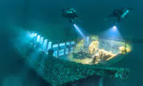 Rare Underwater Photos of the Ghostly Wrecks of War Machines, Helicopters, Tanks, and More