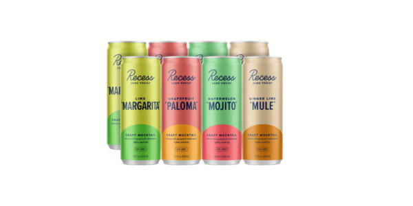 Recess Zero Proof Craft Mocktails, Alcohol-Free Drinks