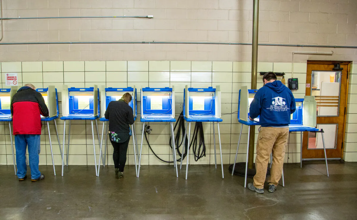 Voters cast their ballots in Milwaukee, Wis., in a file photograph. (Darren Hauck/Getty Images)