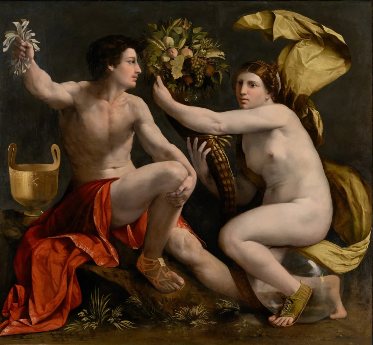 “Allegory of Fortune,” circa 1530, by Dosso Dossi. Oil on Canvas, 71 3/8 x 76 3/4 inches. Getty Center, Los Angeles. (Public Domain) 