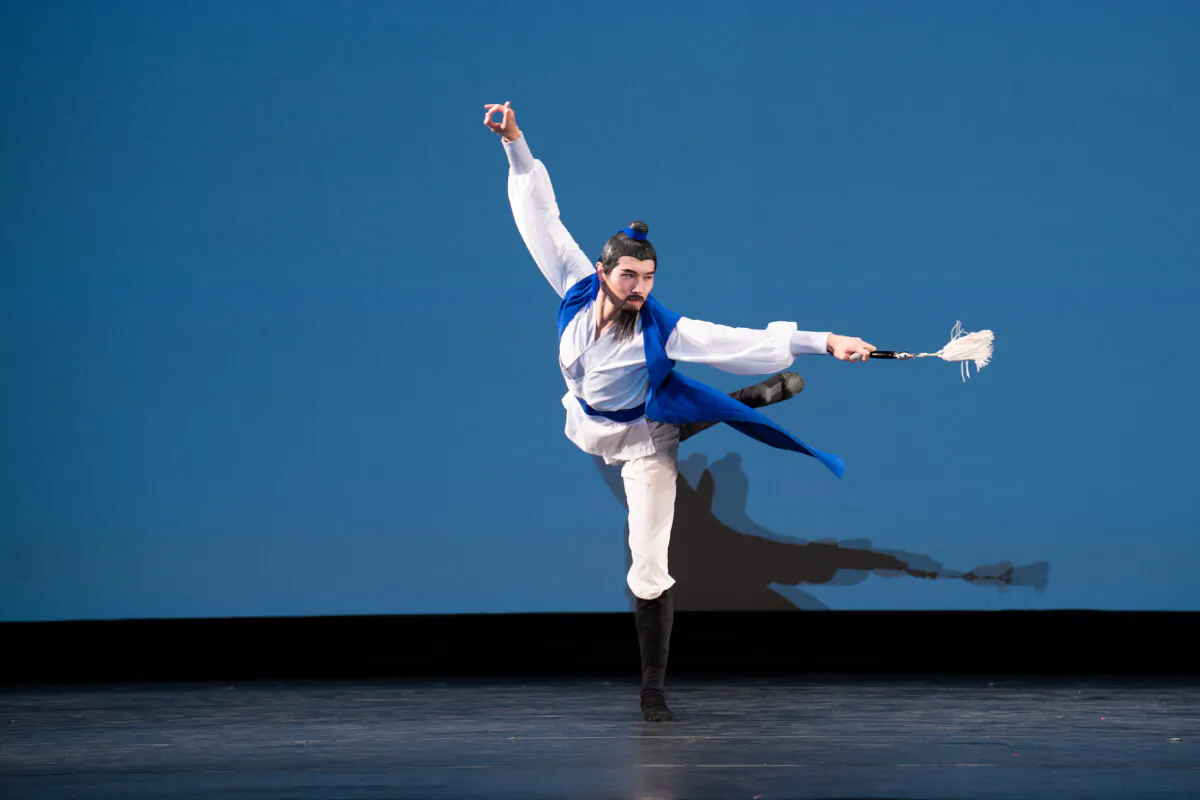 For dancer Jason Pan, understanding the inner psyche of the characters he portrays is an essential part of the process. (Dai Bing/The Epoch Times)