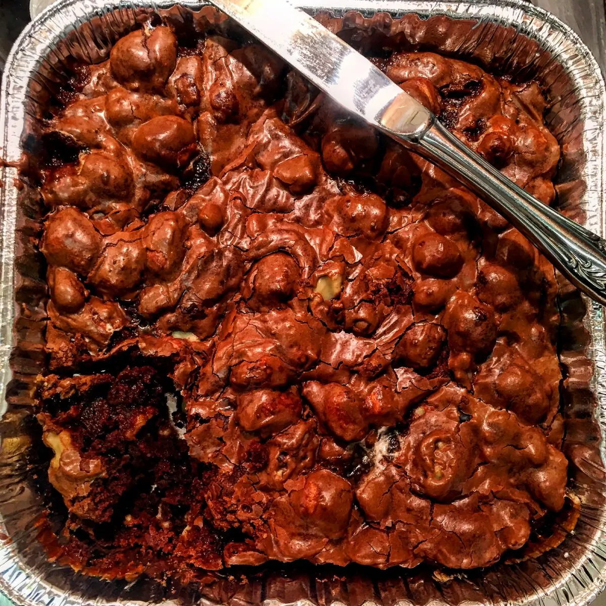These fudgy brownies are made with matzo cake meal. (Adeena Susman/TNS)