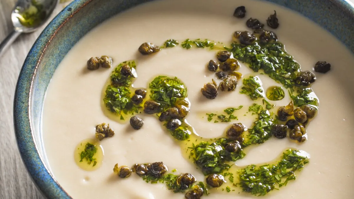 Parmesan cheese and butter boosted the soup’s flavor and richness. (Carl Tremblay/TNS)