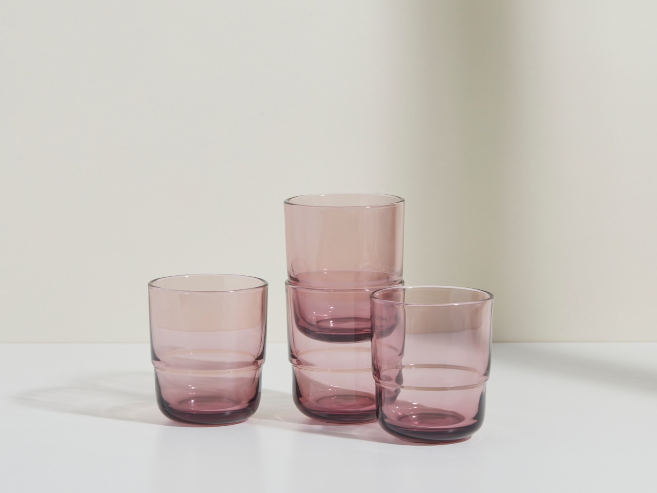 our place stackable glasses