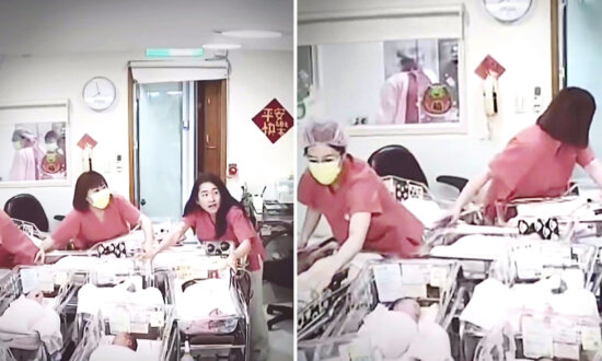 VIDEO: Maternity Nurses Scramble to Protect Newborns During Taiwan Quake—Heroically Stay in Hospital