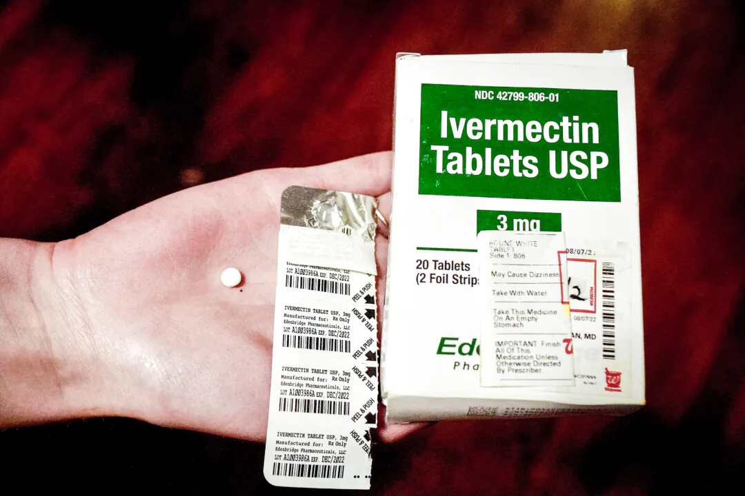 Ivermectin in a file image. (Natasha Holt/The Epoch Times)