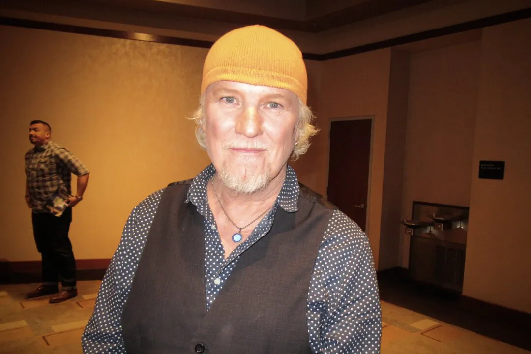 Mark Lennon enjoyed Shen Yun's evening show at the Dolby Theatre in Hollywood, on April 6, 2024. (Michael Ye/The Epoch Times)