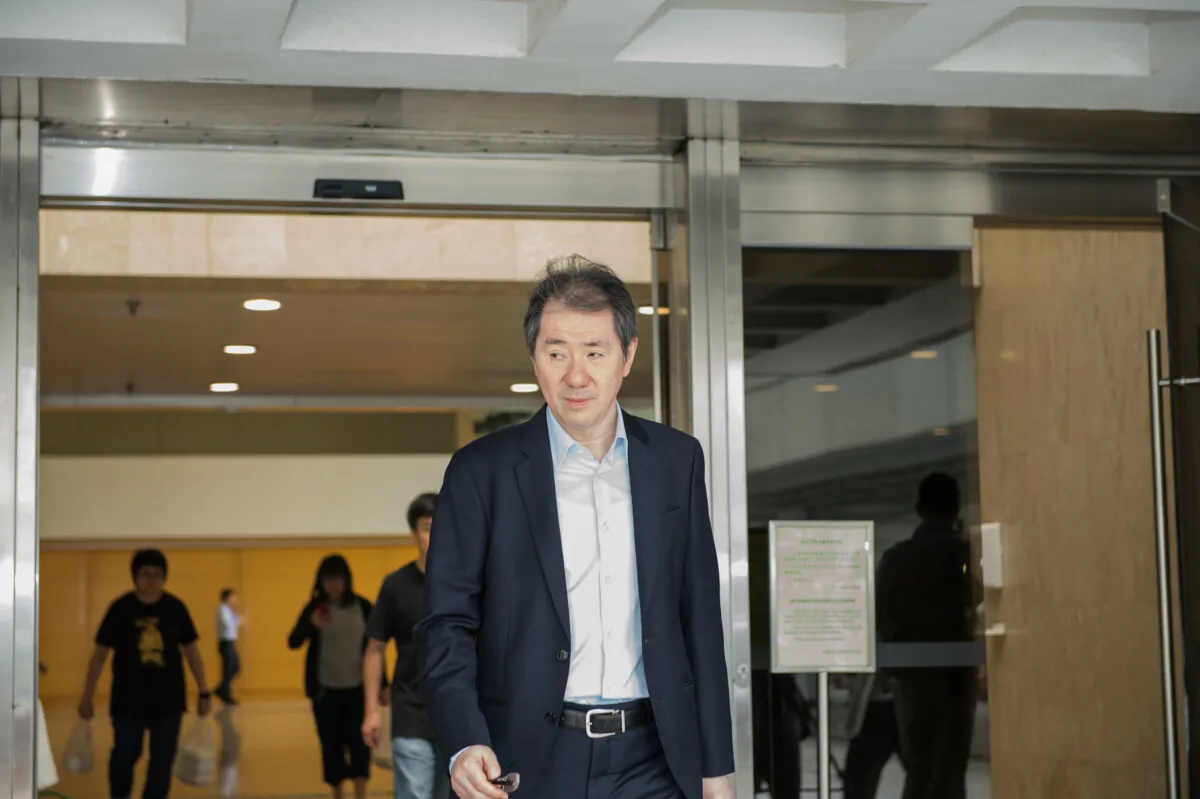 Yu Pun-hoi, founder of HK01 and former chairman of Ming Pao. Photo. (Guo Weili/Epoch Times)