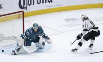 Sharks Blow Two-Goal Lead, Lose to Flames in Overtime