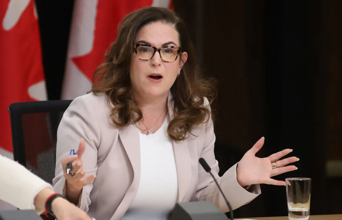 Mental Health and Addictions Minister Ya’ara Saks in Ottawa on April 9, 2024. (The Canadian Press/ Patrick Doyle)