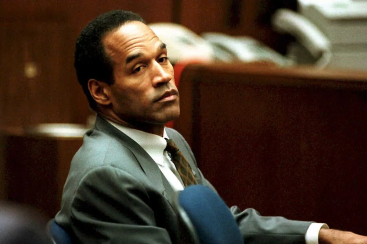 O.J. Simpson sits in court in a December 1994 file photo. (Pool/AFP via Getty Images)