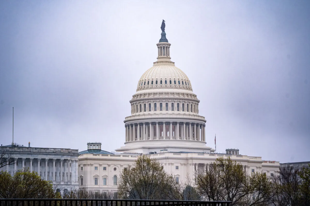 The U.S. Capitol building, on April 2, 2024. (Madalina Vasiliu/The Epoch Times)