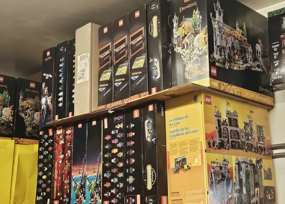 Lego merchandise stolen from Southern California retailers. (California Highway Patrol)