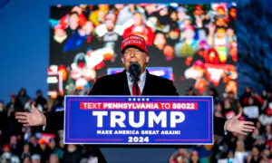 Trump Rallies in Freeland, Michigan