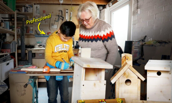 9-Year-Old Boy Becomes Pro Carpenter, Sets up Woodshop, Own Business in Grandma's Garage