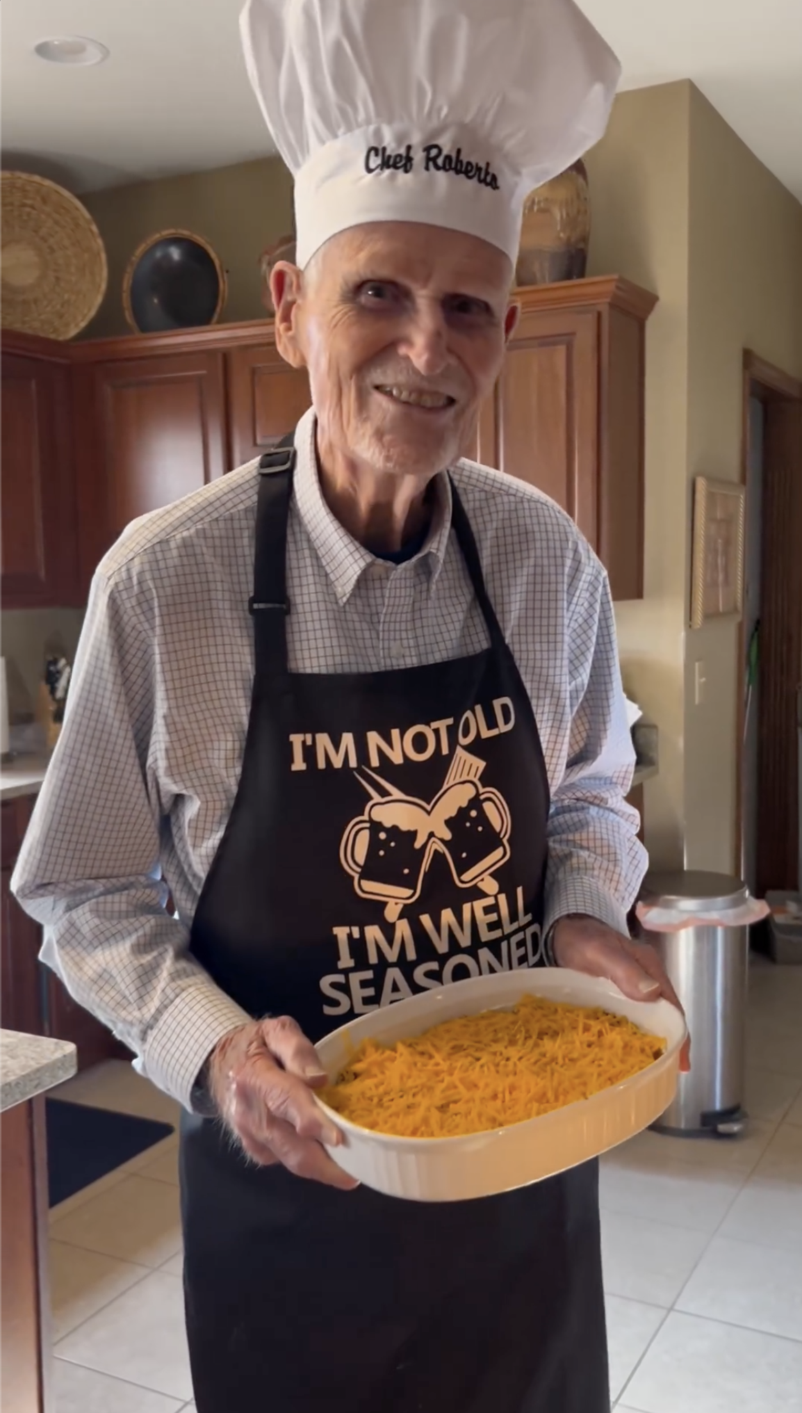 At age 92, Pop has become Instagram famous for his engaging videos.