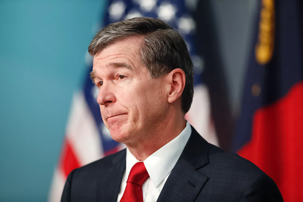 North Carolina Gov. Roy Cooper in Raleigh, N.C., on June 2, 2020. (Ethan Hyman/The News & Observer via AP)