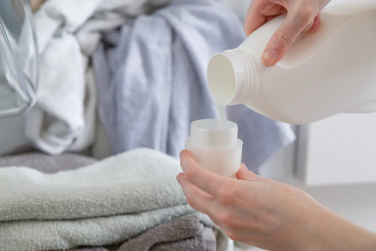Most of us use way too much laundry detergent. (Vladeep/Shutterstock)