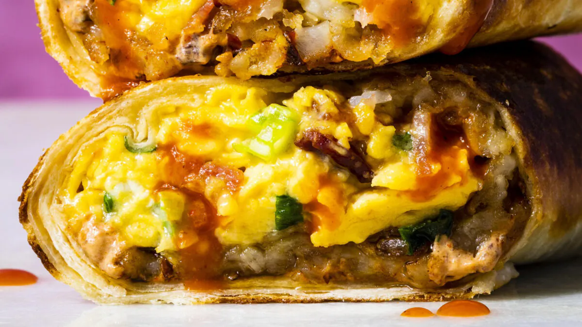 This burrito has extra-crispy tater tots inside.(Steve Klise/TNS)