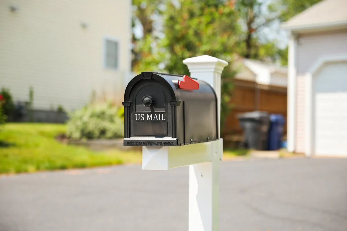 Solid black, white, or silver mailboxes are the most common colors, but you will also find some unique styles and designs available. (Your Hand Please/Shutterstock)