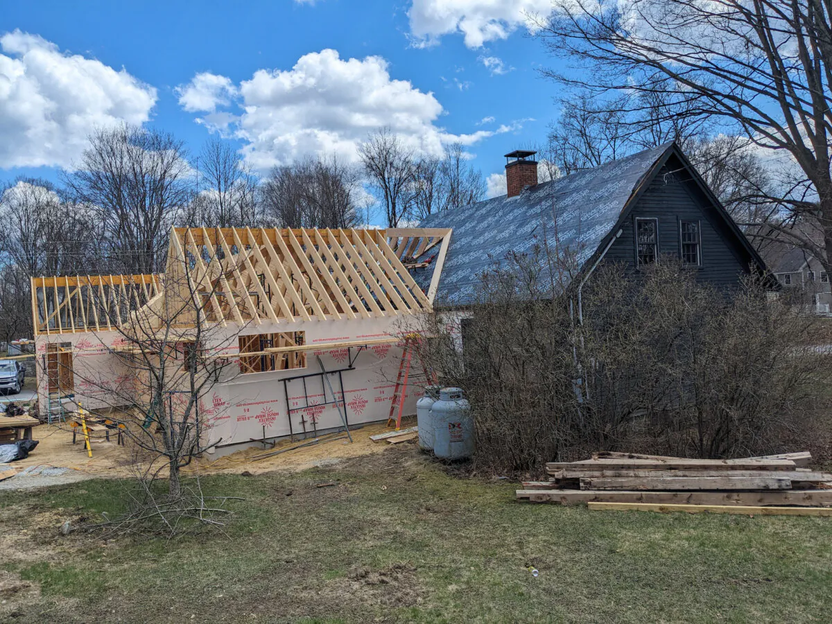 This room addition is bigger than the original house. Sometimes it makes sense to go through all the effort. (Tim Carter/Tribune Content Agency)