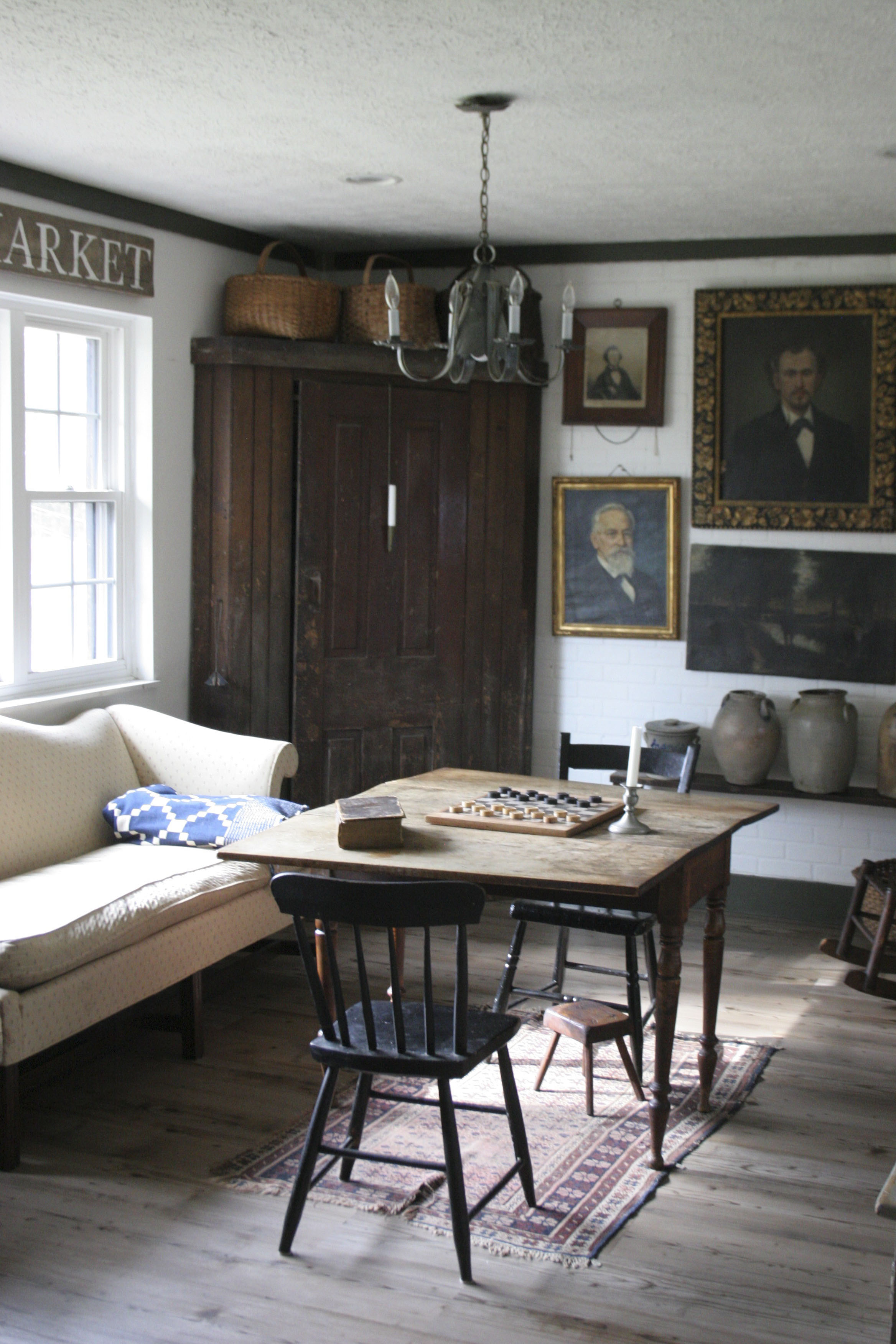 A glimpse into the Lowden family's primitive dream home.