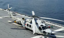 2 Japanese Navy Helicopters Crash in Pacific Ocean During Training, Leaving 1 Dead and 7 Missing