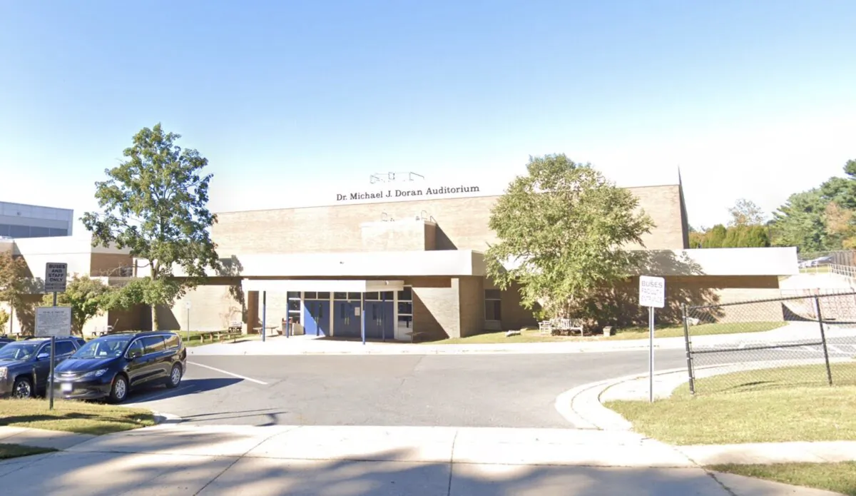 The Wootton High School in Rockville, Md., in September 2022. (Google Maps/Screenshot via The Epoch Times)