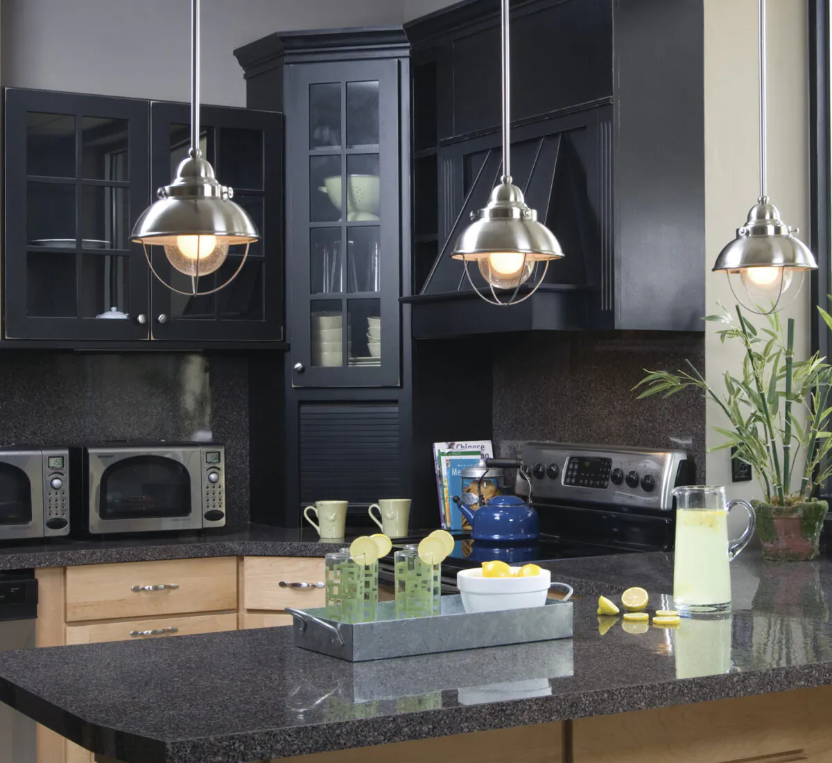 The kitchen needs good overall lighting to assure safe footing and general ambiance. (Seagull Lighting/TNS)