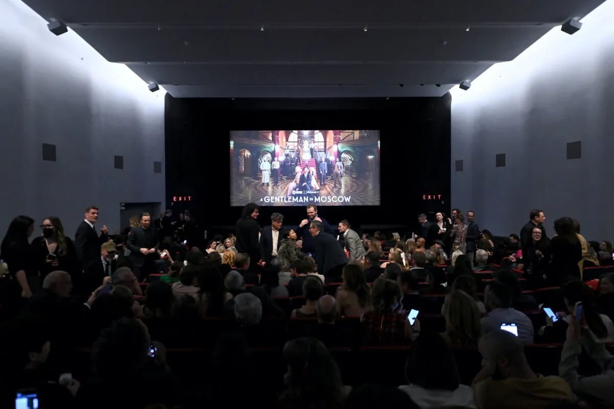 A view of the audience during "A Gentleman in Moscow" premiere event in NYC at Museum of Modern Art in New York on March 12, 2024. (Roy Rochlin/Getty Images for Paramount+ with SHOWTIME)