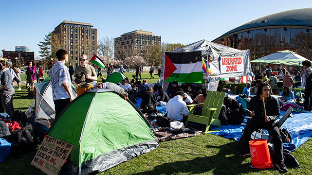 Pro-Palestinian Protesters Declare 'Autonomous Zones' at American Universities