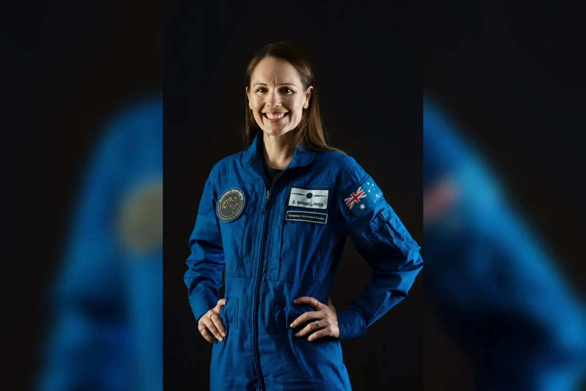 Katherine Bennell-Pegg in Germany. (AAP Image/Supplied by European Space Agency)
