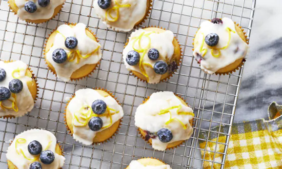 Serve Blueberry-Studded Lemon-Ricotta Cupcakes at Your Next Party for a Sweet Treat