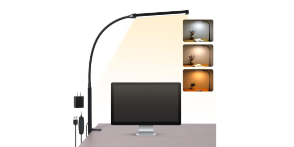 Voncerus LED Desk Lamp with Clamp