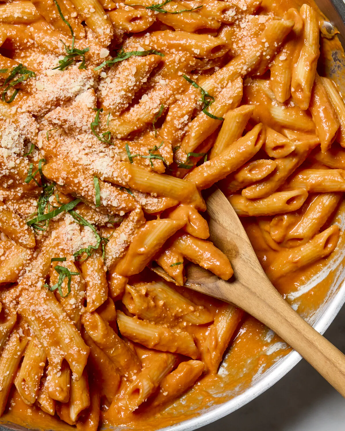 For the best penne alla vodka you'll ever make, the secret's in the sauce. 
(Vicky Wasik/TNS) 